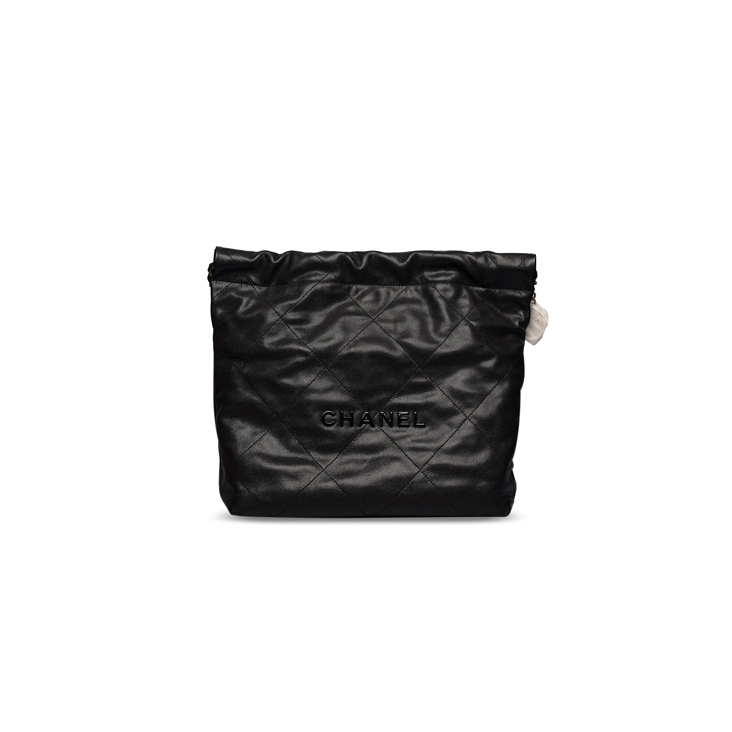 Ch*el 22 small handbag grained leather 350478 (37*35*7cm)